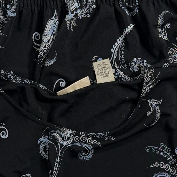 Apostrophe Stretch Dressy Black Top - Picture 6 of 6